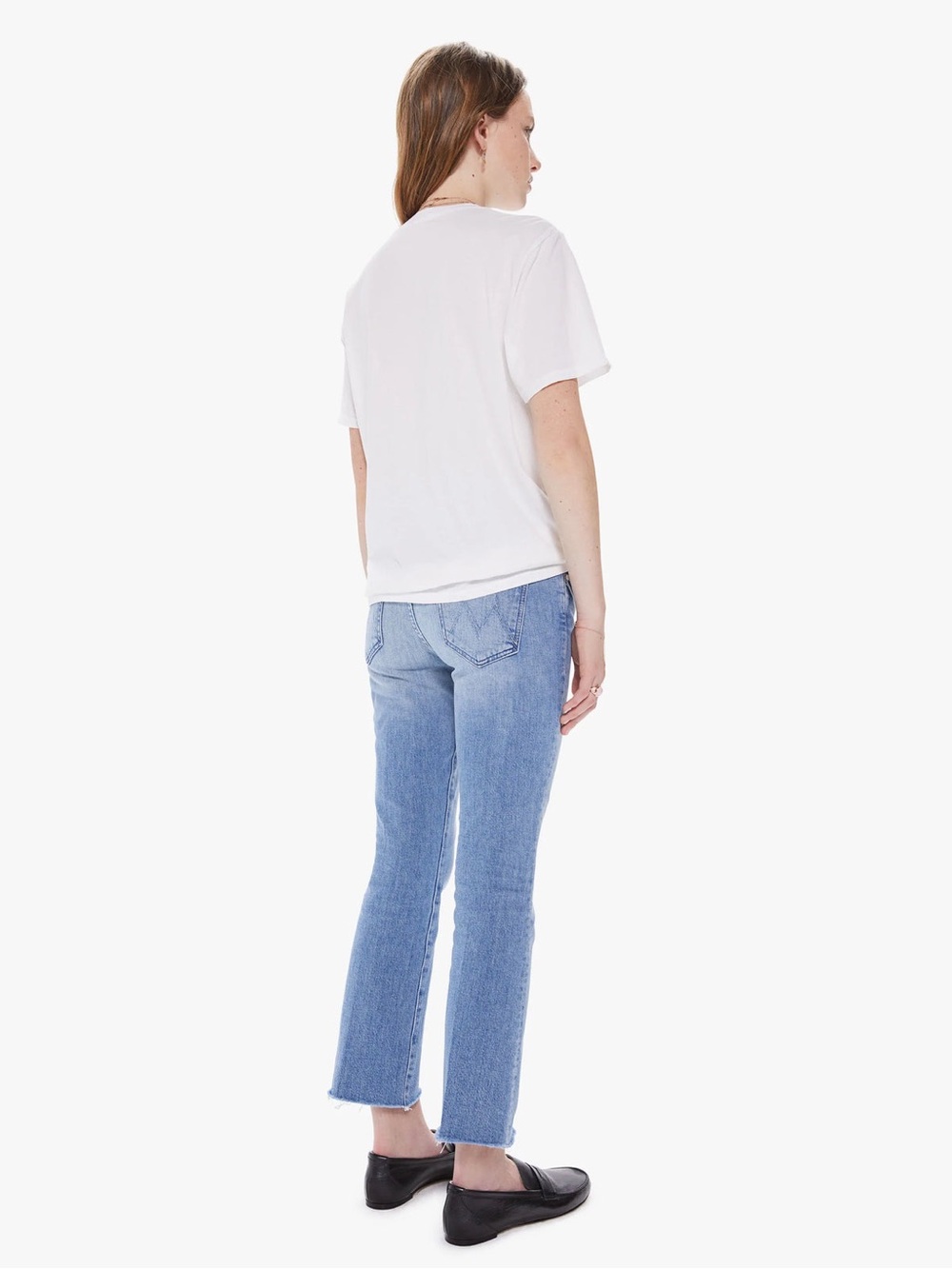Mother Insider Ankle Fray Jeans Herbal Remedy Size 27 - Picture 2 of 11